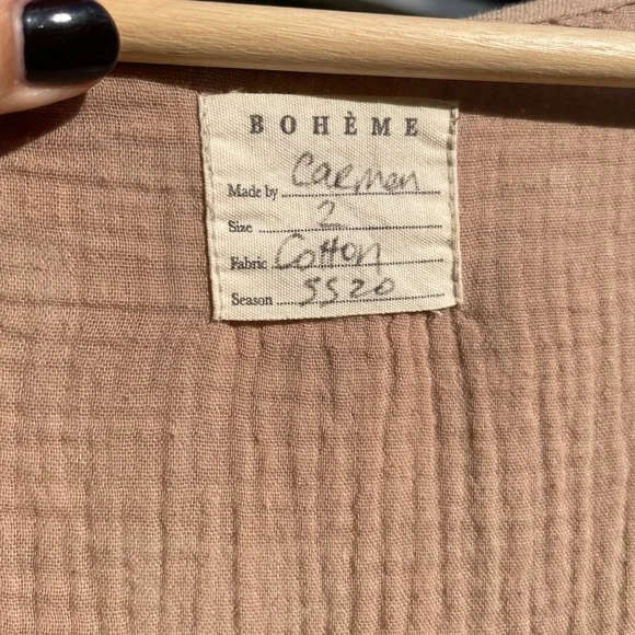 Bohme Dusty Pink Long Sleeve Dress - Picture 2 of 6